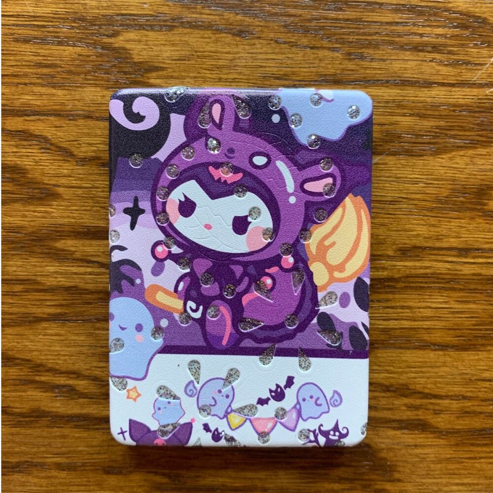 Kuromi Hello Kitty Pocket Mirror Purple - Picture 1 of 4